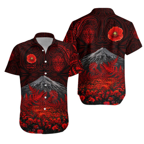 warriors-rugby-hawaiian-shirt-new-zealand-mount-taranaki-with-poppy-flowers-anzac-vibes-1