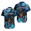 australian-astrology-hawaiian-shirt-scorpio-redback-spider-zodiac-aboriginal-vibes-blue