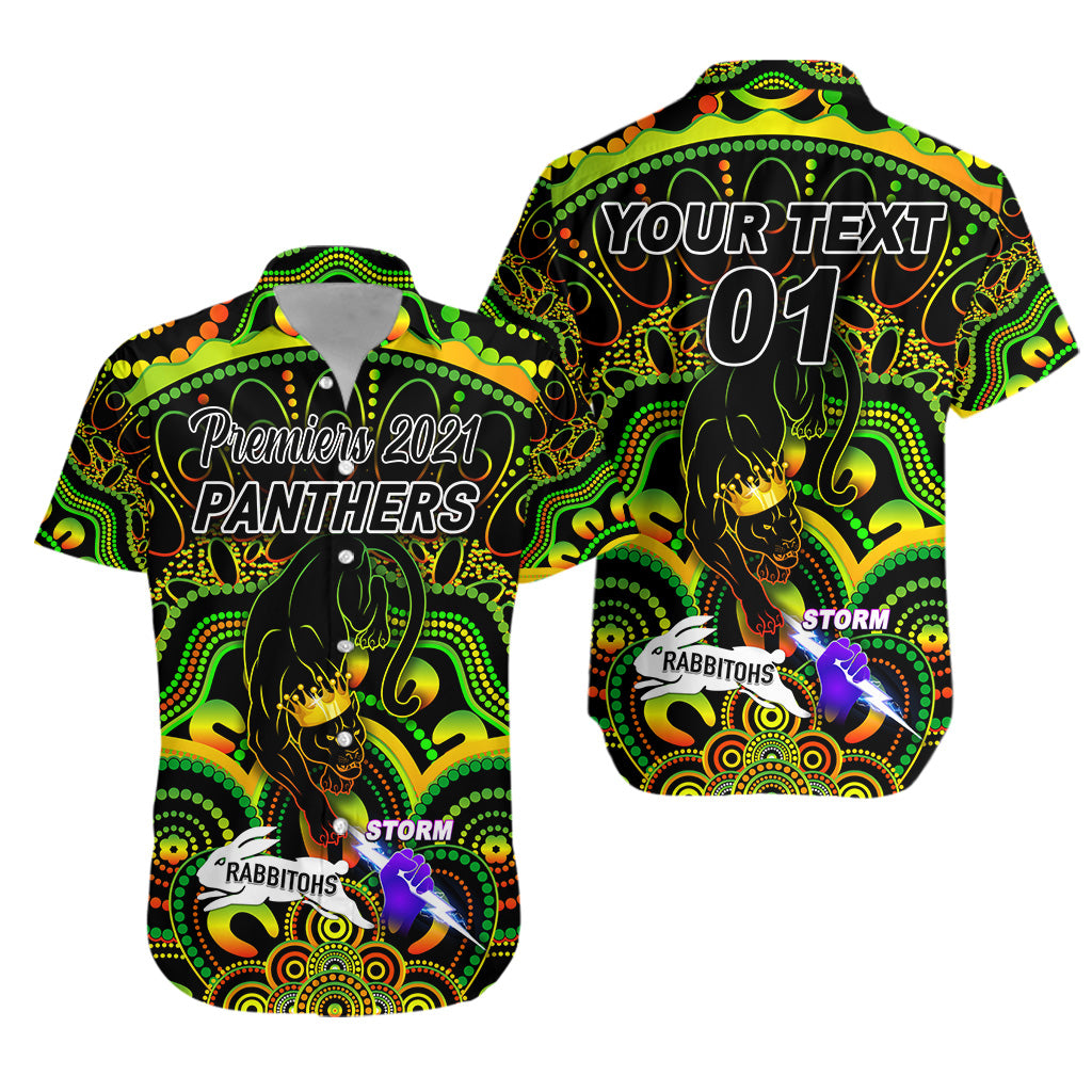 custom-personalised-penrith-panthers-hawaiian-shirt-2021-indigenous-premiers-the-king-custom-text-and-number