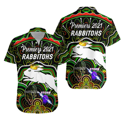 south-sydney-rabbitohs-hawaiian-shirt-2021-indigenous-premiers-the-king-black