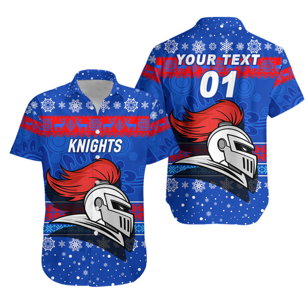 custom-personalised-newcastle-knights-hawaiian-shirt-christmas-simple-style