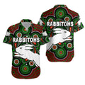 South Sydney Rabbitohs Hawaiian Shirt 2021 Indigenous Vibes - Black LT8 - Vibe Hoodie