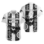 (Custom Personalised) Yuendumu Magpies Football Club Hawaiian Shirt Indigenous Version, Custom Text And Number LT8 - Vibe Hoodie
