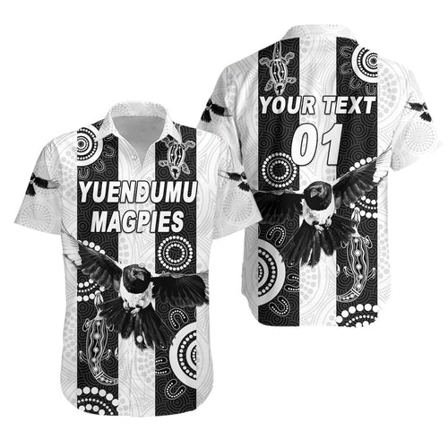(Custom Personalised) Yuendumu Magpies Football Club Hawaiian Shirt Indigenous Version, Custom Text And Number LT8 - Vibe Hoodie