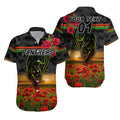custom-personalised-penrith-panthers-anzac-2022-hawaiian-shirt-poppy-flowers-vibes-black