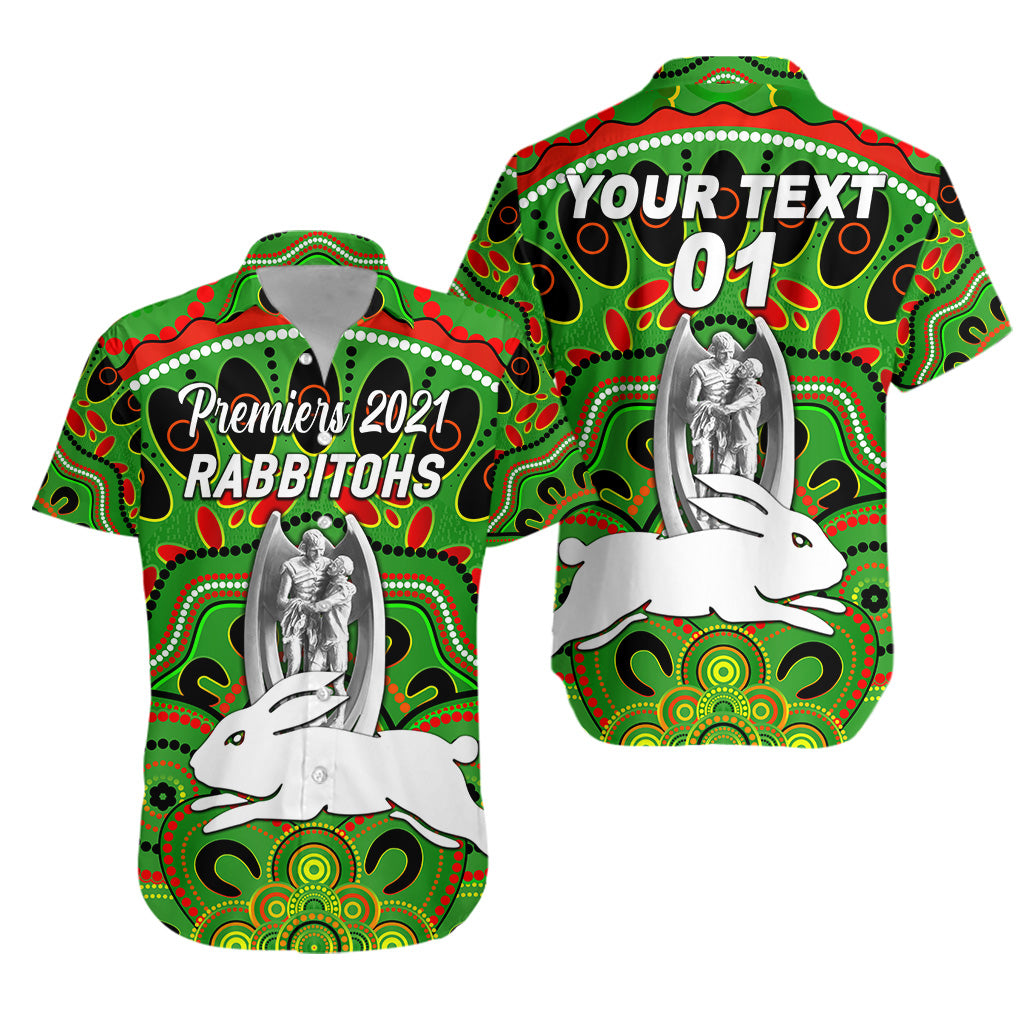 custom-personalised-south-sydney-rabbitohs-hawaiian-shirt-2021-indigenous-premiers-trophy-green-custom-text-and-number
