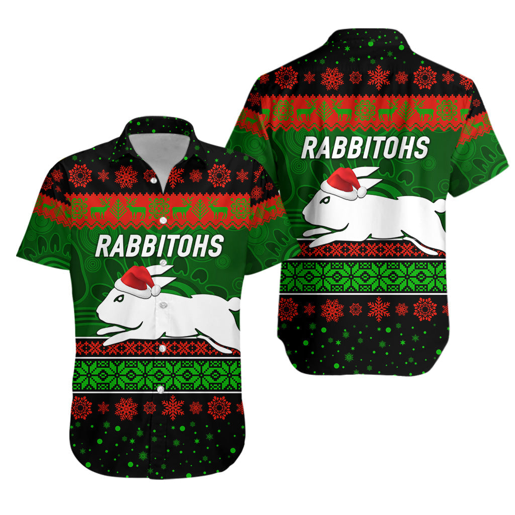 south-sydney-rabbitohs-hawaiian-shirt-christmas-simple-style-black