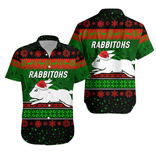 south-sydney-rabbitohs-hawaiian-shirt-christmas-simple-style-black