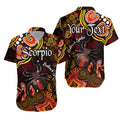 custom-personalised-australian-astrology-hawaiian-shirt-scorpio-redback-spider-zodiac-aboriginal-vibes-red