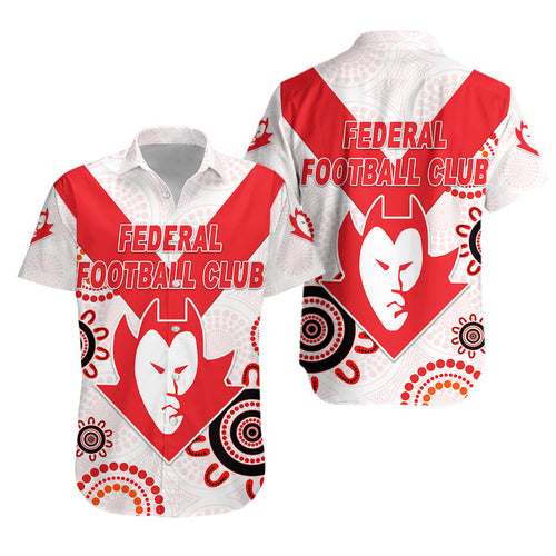Federal Football Club Hawaiian Shirt Indigenous Version LT8 - Vibe Hoodie
