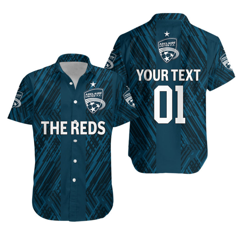 custom-personalised-adelaide-united-the-reds-hawaiian-shirclassic-cap-soccer-club-original-style-navy