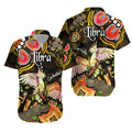 australian-astrology-hawaiian-shirt-libra-cockatoo-glider-zodiac-aboriginal-vibes-gold