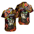 custom-personalised-australian-astrology-hawaiian-shirt-cancer-koala-zodiac-aboriginal-vibes-red