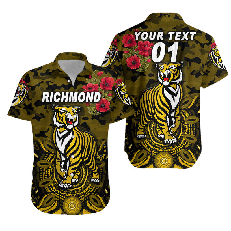 custom-personalised-richmond-tigers-anzac-hawaiian-shirt-indigenous-vibes-black