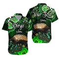 custom-personalised-australian-astrology-hawaiian-shirt-virgo-echidna-zodiac-aboriginal-vibes-green