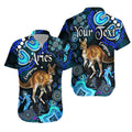 custom-personalised-australian-astrology-hawaiian-shirt-aries-kangaroo-zodiac-aboriginal-vibes-blue