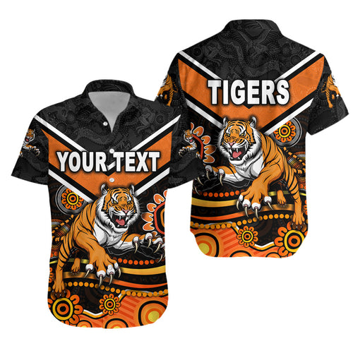 (Custom Personalised) Wests Tigers Hawaiian Shirt 2021 Indigenous LT8 - Vibe Hoodie