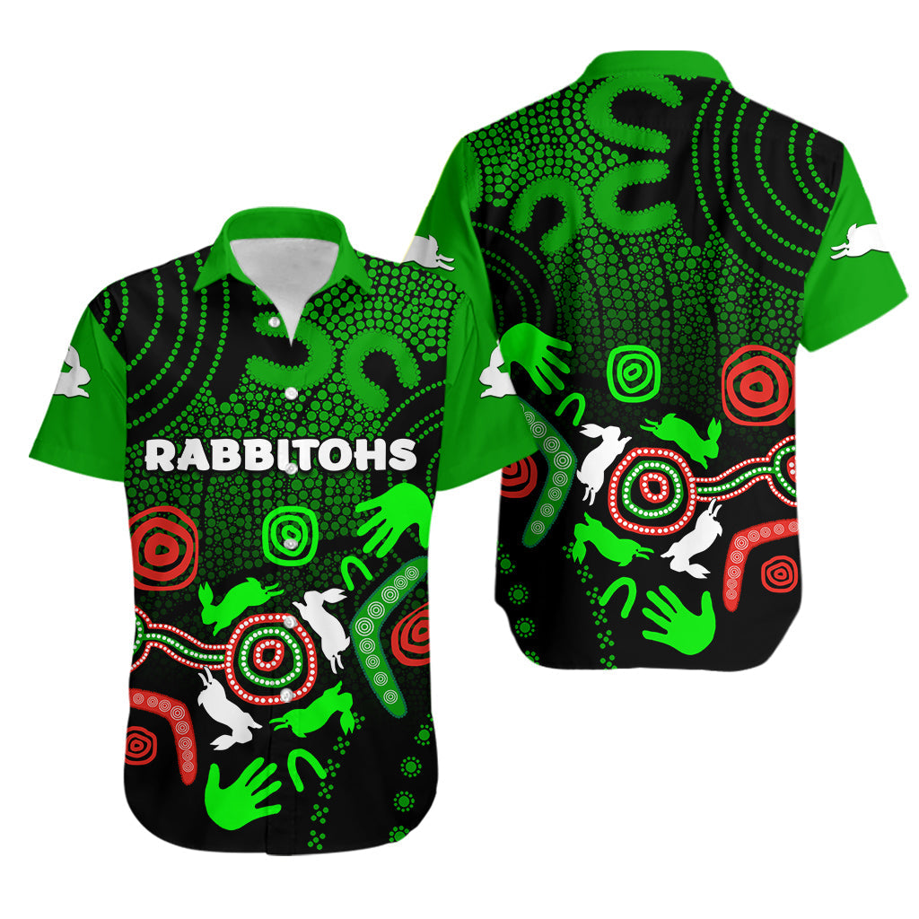 South Sydney Rabbitohs Indigenous Hawaiian Shirt No.2 LT6 - Vibe Hoodie