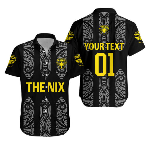 custom-personalised-wellington-phoenix-the-nix-maori-hawaiian-shirclassic-cap-soccer-club-original-style-black