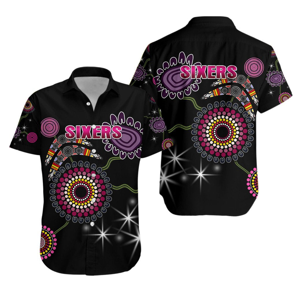 sydney-hawaiian-shirt-sixers-indigenous-black