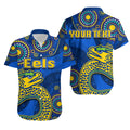 (Custom Personalised)Parramatta Eels Hawaiian Shirt Blue Style