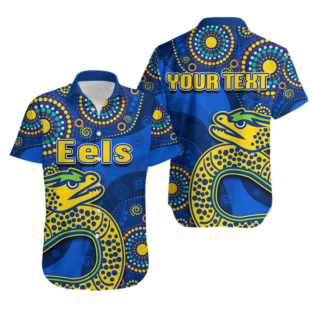 (Custom Personalised)Parramatta Eels Hawaiian Shirt Blue Style