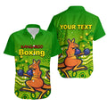 (Custom Personalised) Kangaroo Boxing Hawaiian Shirt Aboriginal 