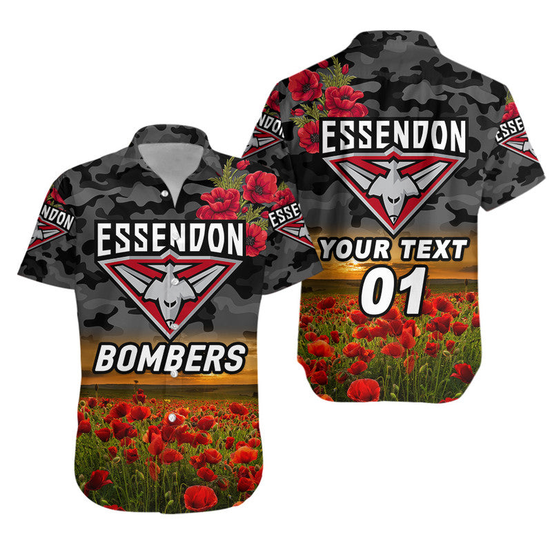 custom-personalised-essendon-bombers-anzac-hawaiian-shirt-poppy-vibes-black