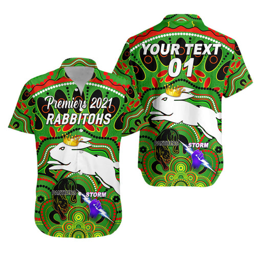 custom-personalised-south-sydney-rabbitohs-hawaiian-shirt-2021-indigenous-premiers-the-king-green-custom-text-and-number