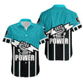 Port Adelaide Hawaiian Shirt Power Aboriginal Dot Circles LT6 - Vibe Hoodie