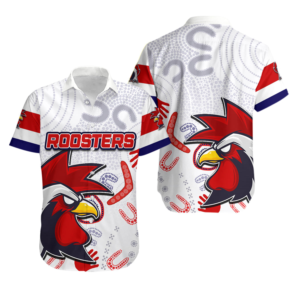 Roosters Hawaiian Shirt Indigenous Style No.2 LT6 - Vibe Hoodie