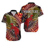 (Custom Personalised)Aboriginal Hawaiian Shirt Kangaroo Australia LT6 - Vibe Hoodie