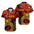 (Custom Personalised)Parramatta Eels Hawaiian Shirt Red Style