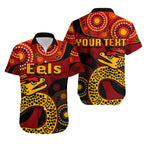 (Custom Personalised)Parramatta Eels Hawaiian Shirt Red Style
