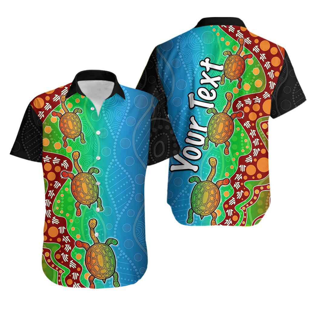 (Custom Personalised)Aboriginal Hawaiian Shirt Turtle LT6 - Vibe Hoodie