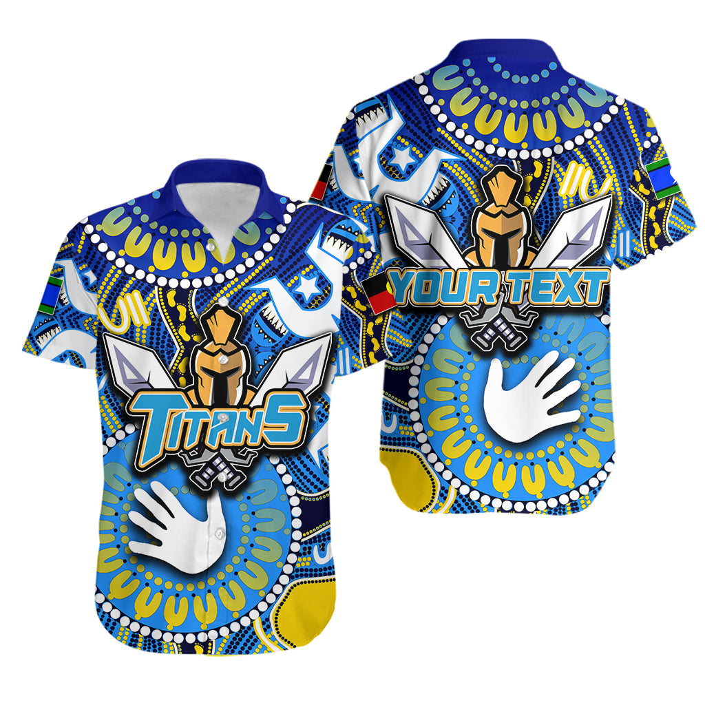 (Custom Personalised)NAIDOC Gold Coast Hawaiian Shirt Titans Naidoc Patterns LT6 - Vibe Hoodie