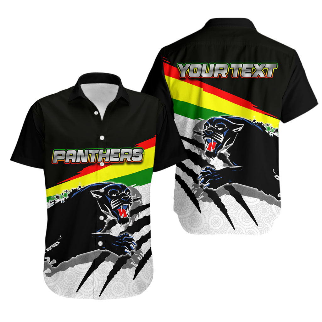 (Custom Personalised)Panthers Hawaiian Shirt Aboriginal Dot Patterns LT6 - Vibe Hoodie