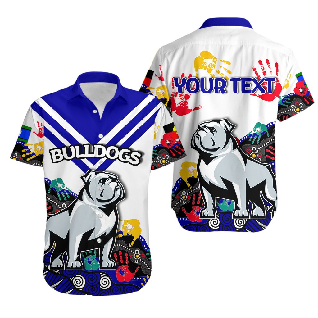 custom-personalised-naidoc-bulldogs-hawaiian-shirt-aboriginal-hand