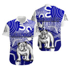 (Custom Personalised) Bulldogs Hawaiian Shirt Indigenous LT6 - Vibe Hoodie