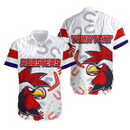 (Custom Personalised) Roosters Hawaiian Shirt Indigenous Style No.2 LT6 - Vibe Hoodie