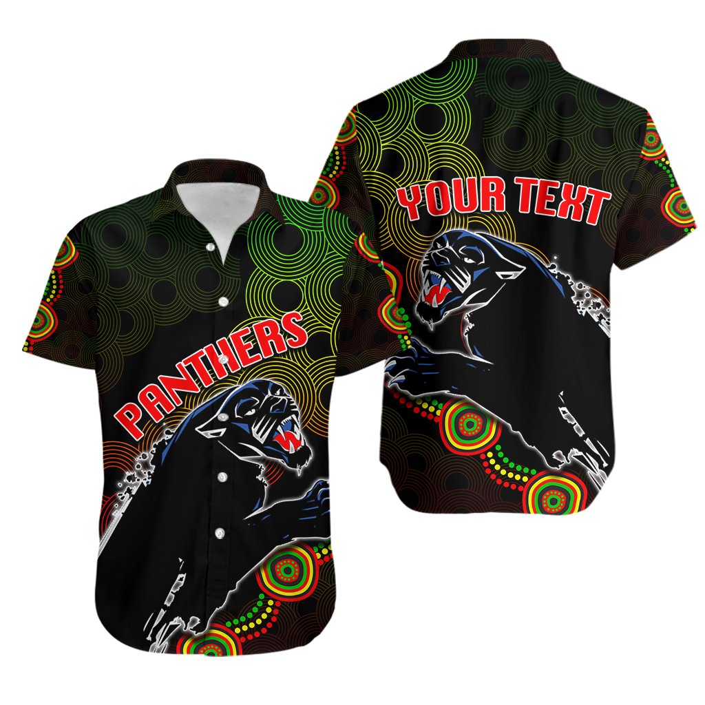 custom-personalisedpanthers-aboriginal-hawaiian-shirt