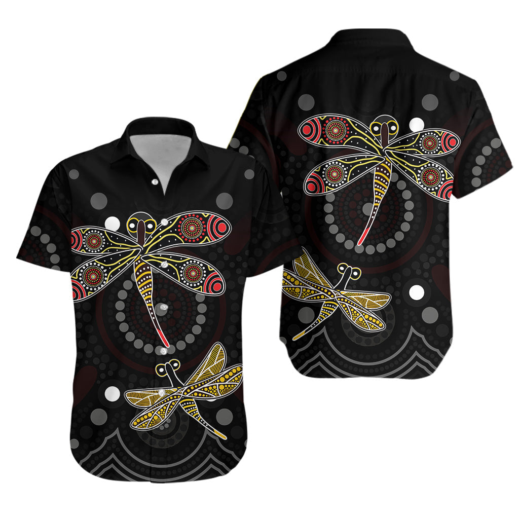 Aboriginal Dot Hawaiian Shirt Butterfly Victory - Vibe Hoodie