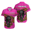 Panthers Indigenous Hawaiian Shirt Version Pink Alternate LT13 - Vibe Hoodie