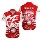 Federal Football Club Hawaiian Shirt Indigenous LT13 - Vibe Hoodie