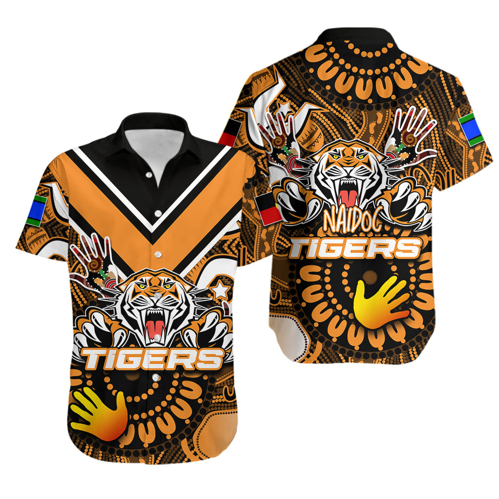 NAIDOC Wests Tigers Hawaiian Shirt Naidoc Patterns LT6 - Vibe Hoodie