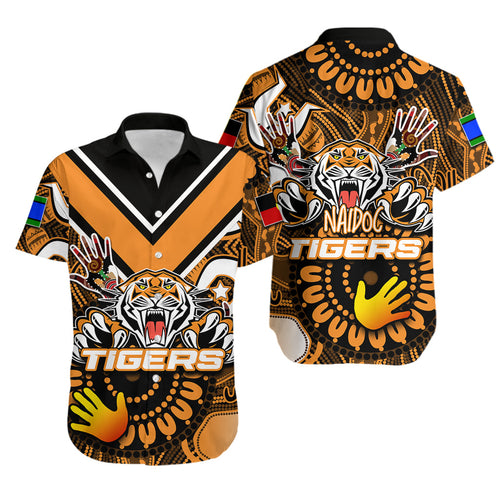 NAIDOC Wests Tigers Hawaiian Shirt Naidoc Patterns LT6 - Vibe Hoodie