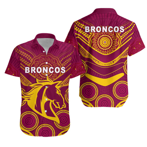 Broncos Indigenous Hawaiian Shirt LT13 - Vibe Hoodie