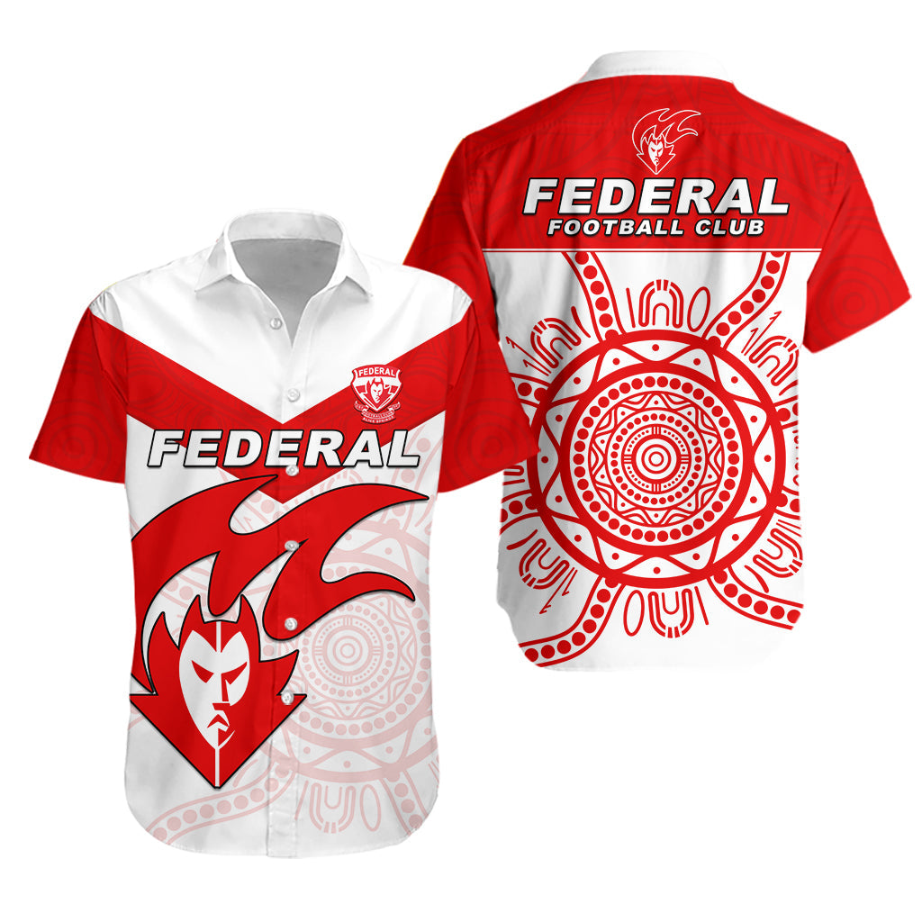 Federal Football Hawaiian Shirt Indigenous Impressive LT13 - Vibe Hoodie