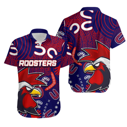 Roosters Hawaiian Shirt Indigenous No.1 LT6 - Vibe Hoodie