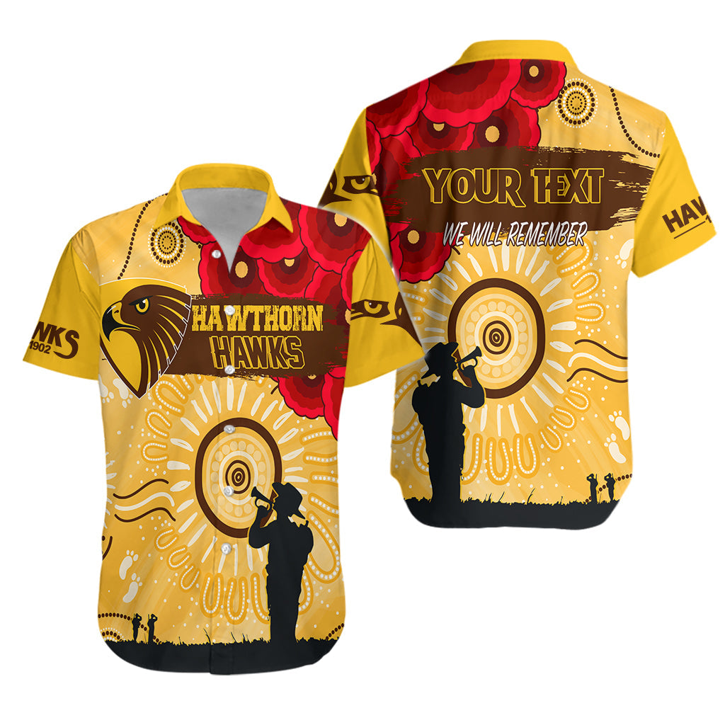 custom-personalised-hawthorn-hawks-indigenous-anzac-day-hawaiian-shirt-we-will-remember